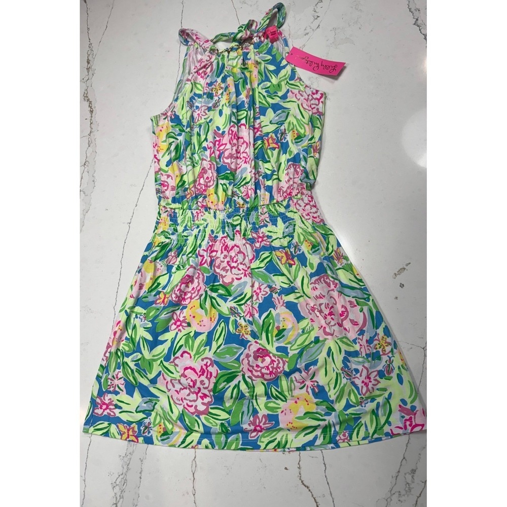 LILLY PULITZER Shirelle Grove Garden Skirted Romper~Women's‎ Size XS~NEW~